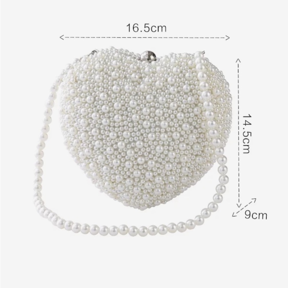 Lovely Women's Pearl Clutch Bag - Picture 3 of 3
